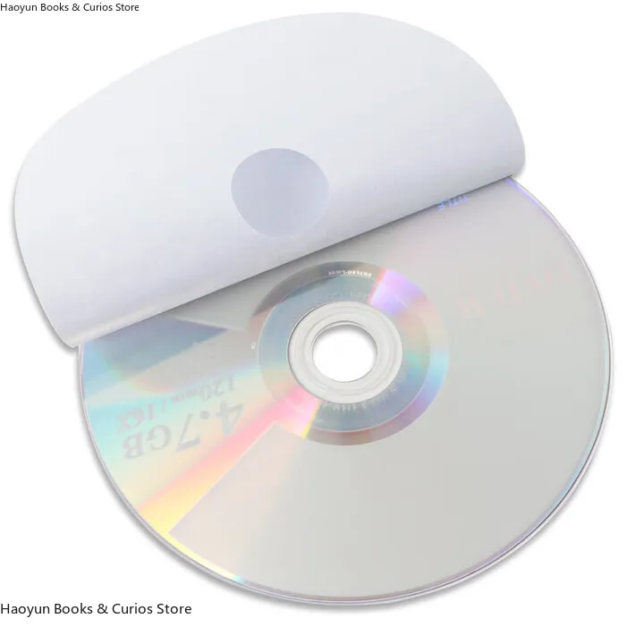 Matte Finish Adhesive Disc Labels - 100-Pack Printable Stickers for CD ...