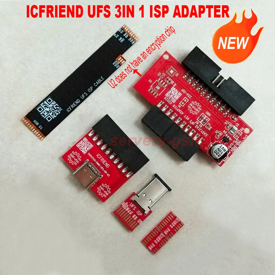 새로운 MIPITESTER MIPI ISP 케이블, 암호화 칩이 없는 EASY-JTAG EMMC UFS ISP 어댑터