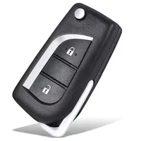 KEYECU บอร์ด OEM ของแท้ สมาร์ท FCC ID: B3W2F2R กุญแจรถยนต์สำหรับ Toyota Aygo Avensis Yaris 2019+ รีโมทแบบพับได้ ชิป 8A 433MHz 3