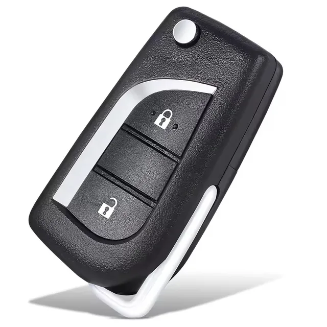 KEYECU บอร์ด OEM ของแท้ สมาร์ท FCC ID: B3W2F2R กุญแจรถยนต์สำหรับ Toyota Aygo Avensis Yaris 2019+ รีโมทแบบพับได้ ชิป 8A 433MHz 3