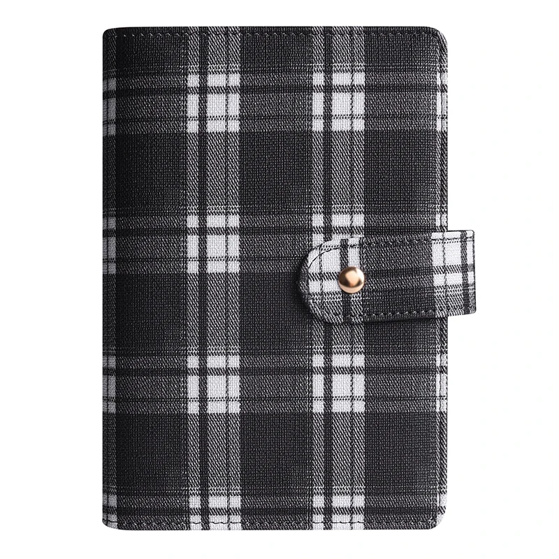 Retro Plaid DIY Binder Notebook Cover - Diary & Agenda Planner Stationery