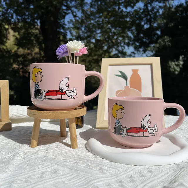 Taza de Viaje Snoopy Que Cambia de Color con la Temperatura