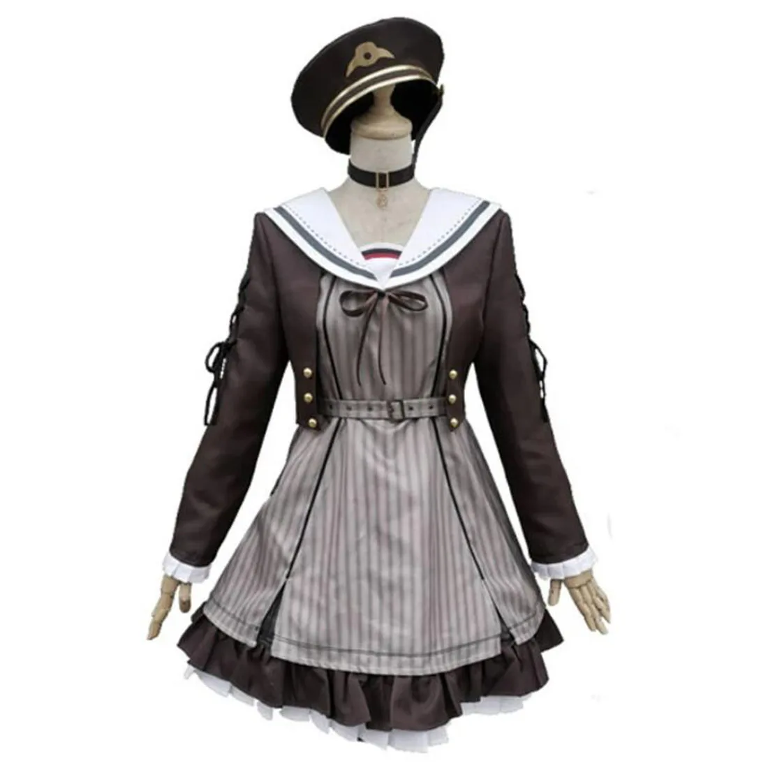 

2022 Hololive VTuber GAMERS YouTuber Shiranui Flare Cosplay Costumes Women Cute Dress Coat Halloween Carnival Uniforms Custom Ma