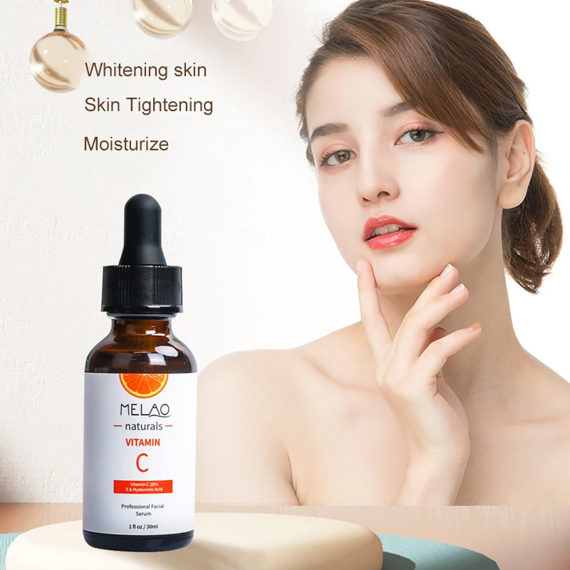 

Melao Natural Vitamin C Serum Original For Face Dark Lip Whitening Brightening Moisturizing VC Skin Care Essence Vit 30ml