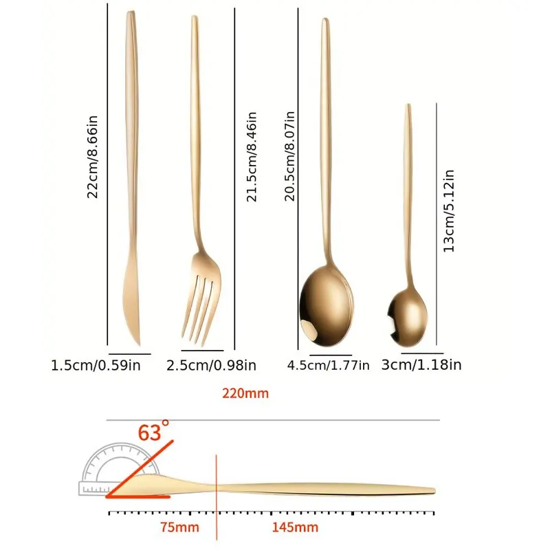 Busnos Wooden Utensils for Eating with Updated Case Reusable