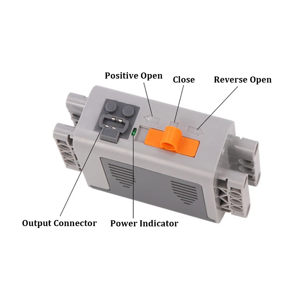 Power Functions Set 5pcs M Motor Battery IR Remote Receiver Robot Technical Parts legoeds-compatible 8883 8881 8885 RC Car Toy