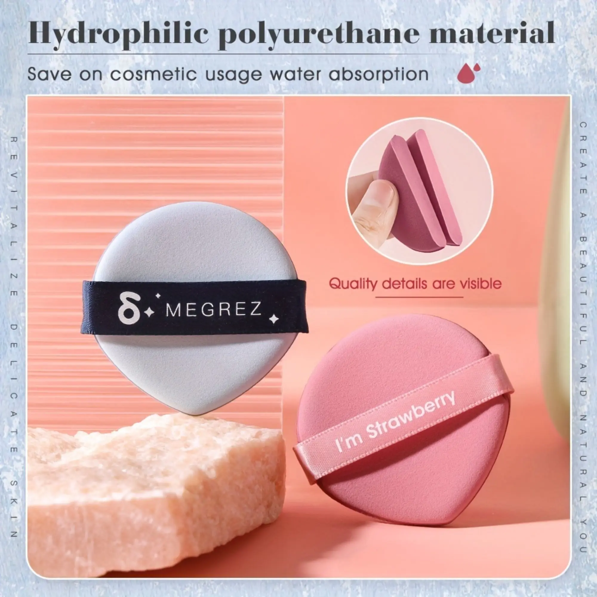 10 Pcs Air Cushion Powder Puff Makeup Sponge Wet And Dry Use Ultra Soft Facial Makeup Tool 5