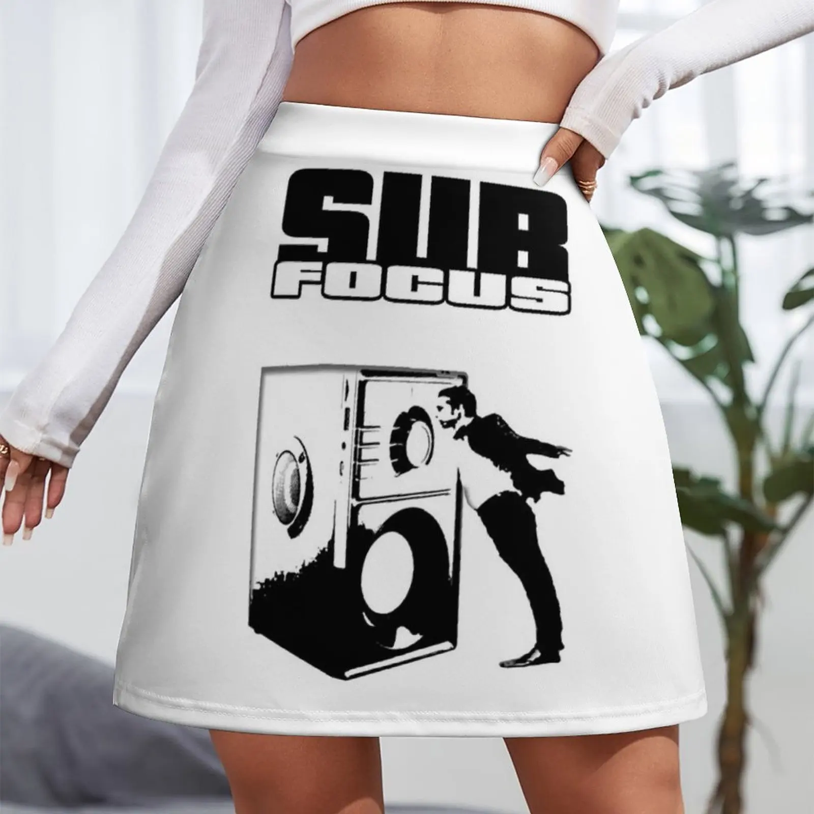 Sub Focus Mini Skirt Skirt satin kpop