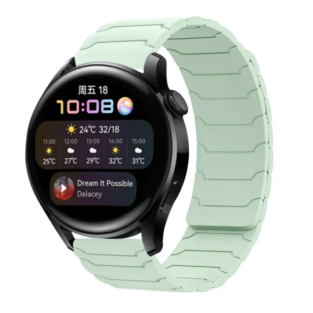 Magnetic Silicone 22mm Band Strap - Universal Fit