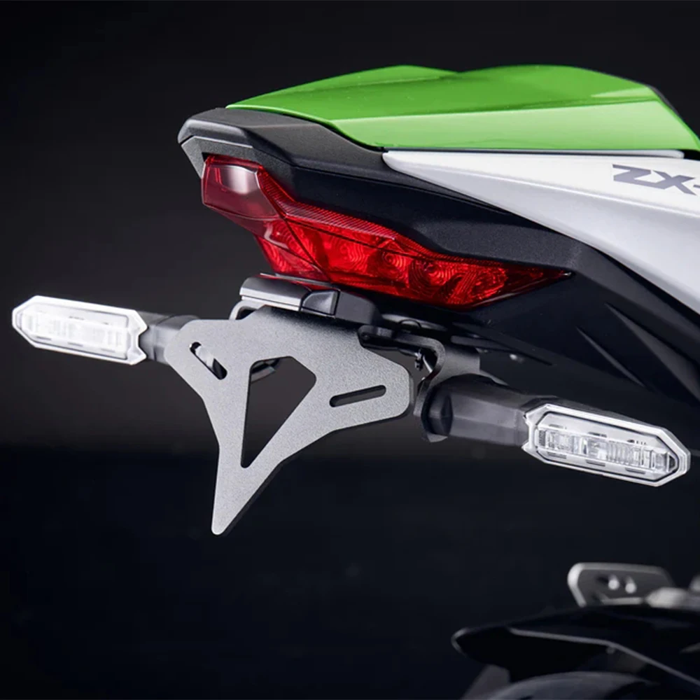 가와사키 닌자 ZX-4R & ZX-4RR ZX4RR 2023, 2024, 2025 모터사이클 번호판 홀더 펜더 제거기 등록 브래킷