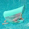 Mambobaby Baby Float Lying Swimming Rings with Canopy Waist Chest Floater Non-Inflatable Swim Ring Buoy Pool Accessories Toys 5