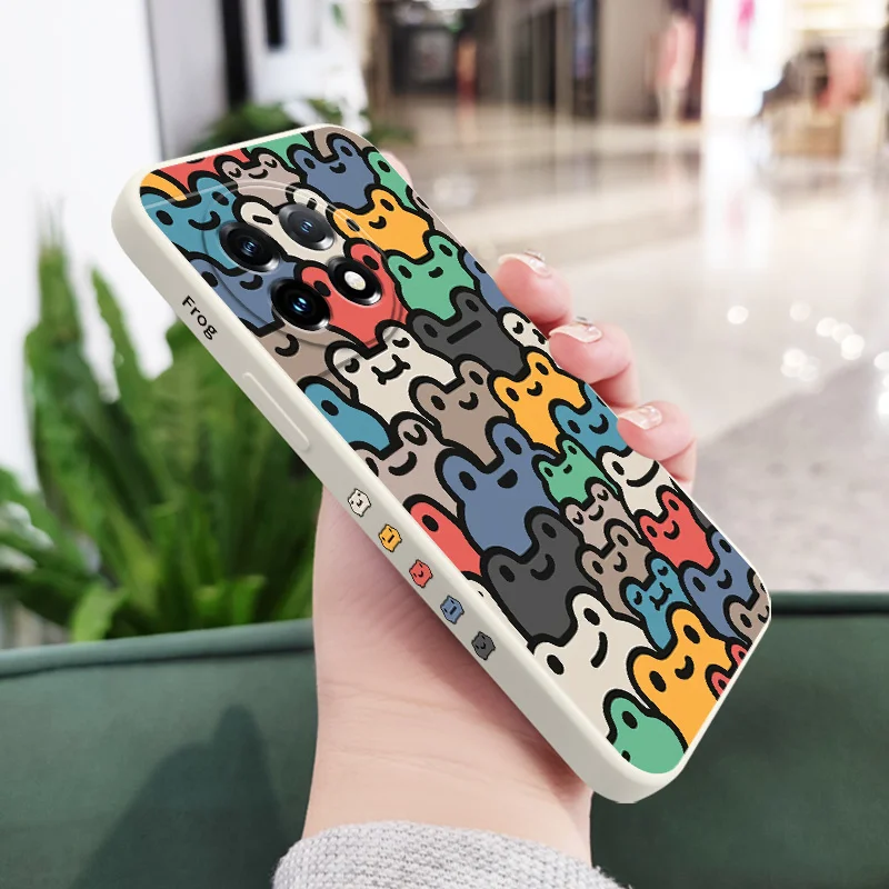 Vibrant Frog Liquid Silicone Phone Case