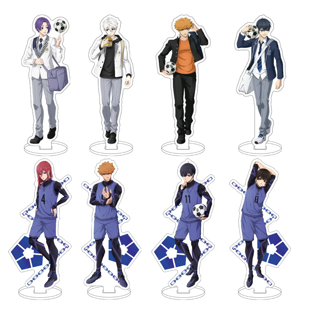 Blue Lock Anime Acrylic Stand Figure Display - Isagi, Bachira, Chigiri, Kunigami Characters