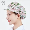 Cotton Chef Hat Fwomen Kitchen Home Cooking  Anti-fume Anti-hair Loss Sanitary Hat Food Catering BakerCook Hair Cap With Brim 6