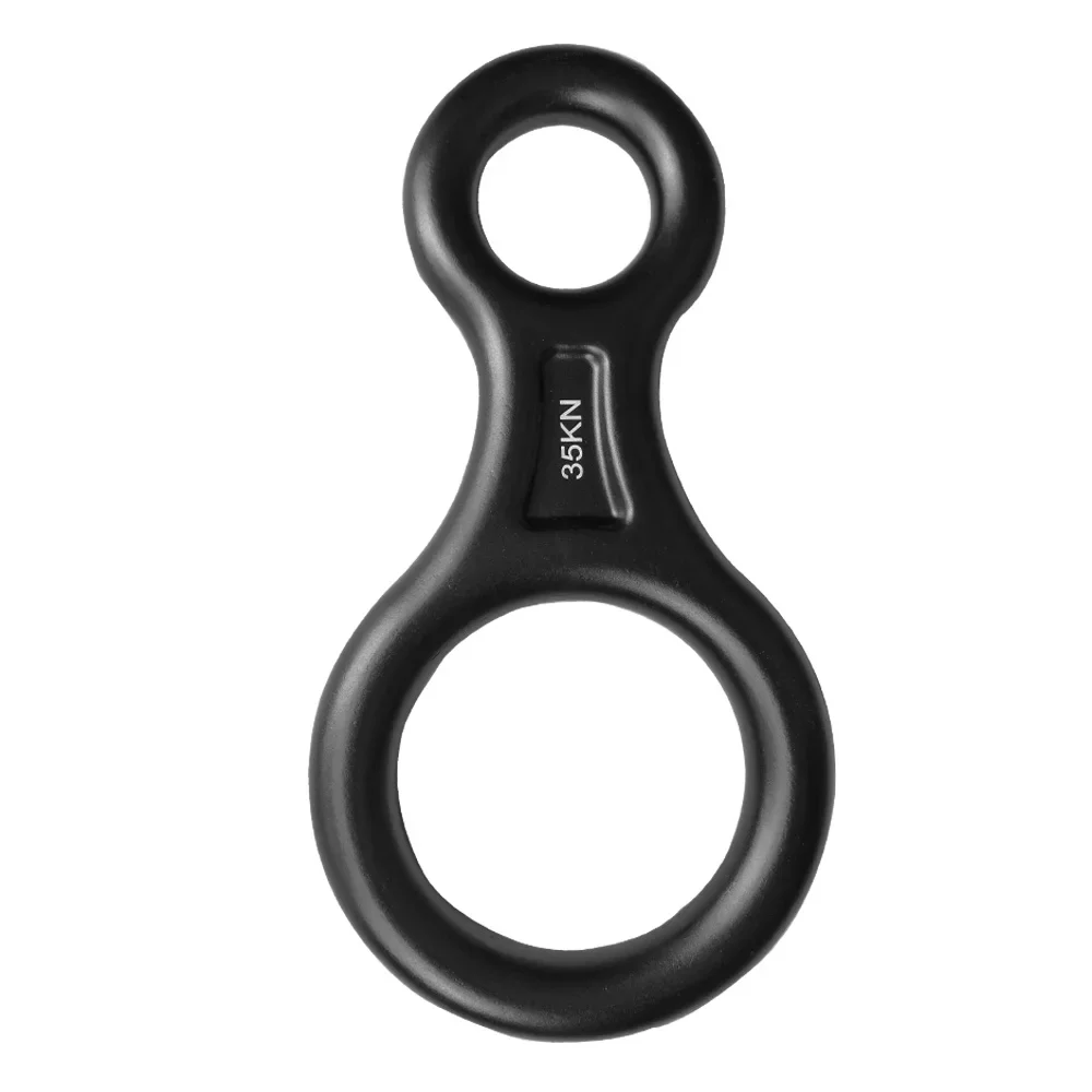 35KN Rigging Plate Figure 8 Shape Descender Rock Climbing Rappelling Belay Device Caving Rescue Canyoning 4