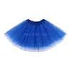 Women Adult 80s Vintage Tulle Skirt Layered Short Tutu Ballet Mesh Petticoat 5