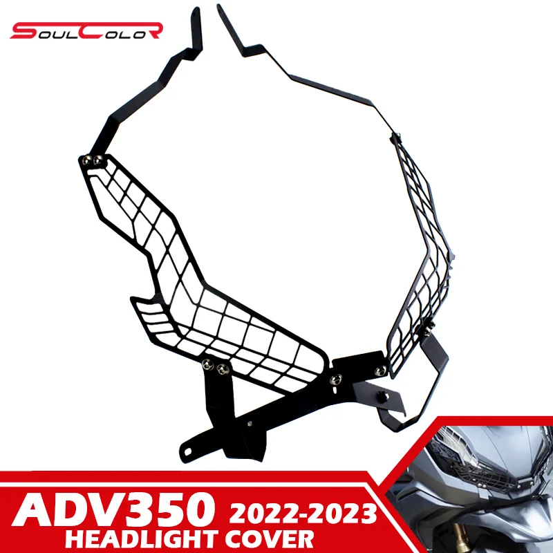 

Fits For ADV-350 2022 2023 ADV 350 22'-23' ADV350 Motorcycle Accessories Front Headlight Grille Guard Cover Protector Decorative