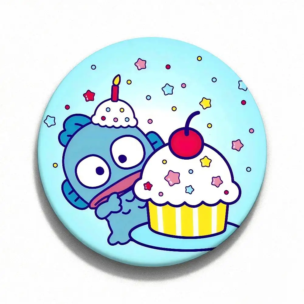 Handmade Hangyodon Cartoon Brooch – Cosplay Badge & Backpack Accessory