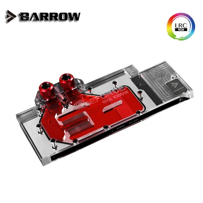 

Barrow GPU Water Block For VGA INNO3D ichll GTX1080Ti/1080/1070Ti/1070, 5V ARGB 3PIN Motherboard AURA SYNC