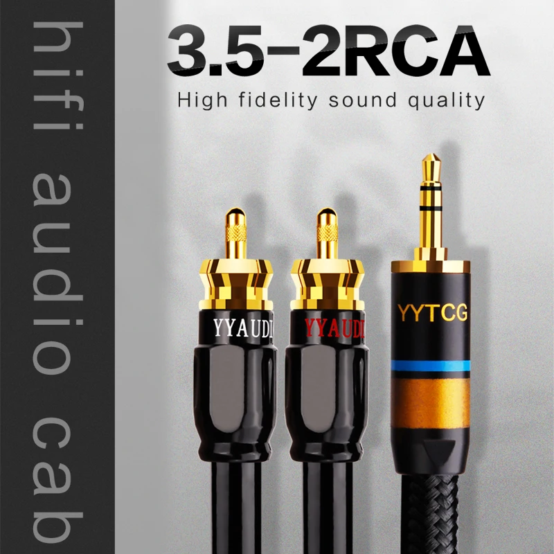 Premium 3.5mm to RCA Audio Connection Cable