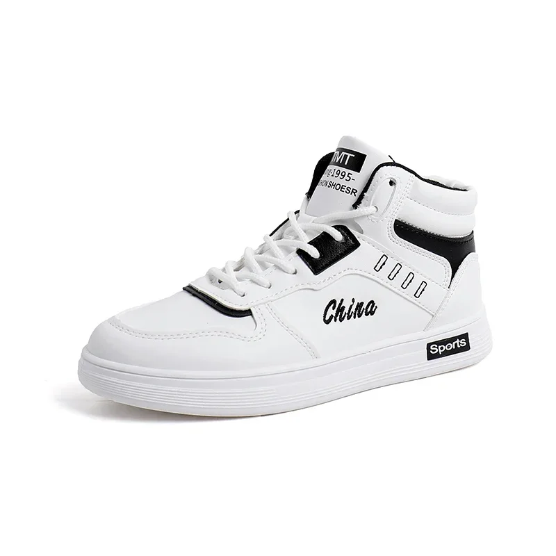 

Womens Shoes Autumn 2023 New Breathable HighTop Shoes Trend with Small White Sports Casual Board Shoes
