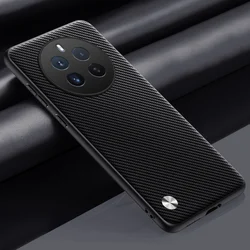 Luxury PU Leather Silicone Full Protection Phone Case - Elegant and Durable Back Cover for Realme 12 Plus (Matte Black)