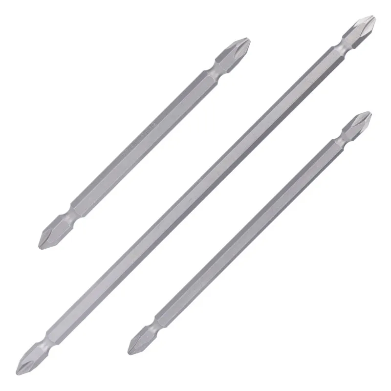 XCAN 더블 헤드 스크루드라이버 비트, 직경 6mm, 마그네틱 크로스 헤드 스크루드라이버 비트, 110mm, 150mm, 200mm 길이 수공구