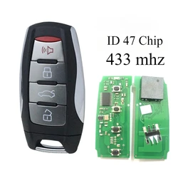 Custodia per chiave smart con telecomando per auto potenziata - 433 MHz