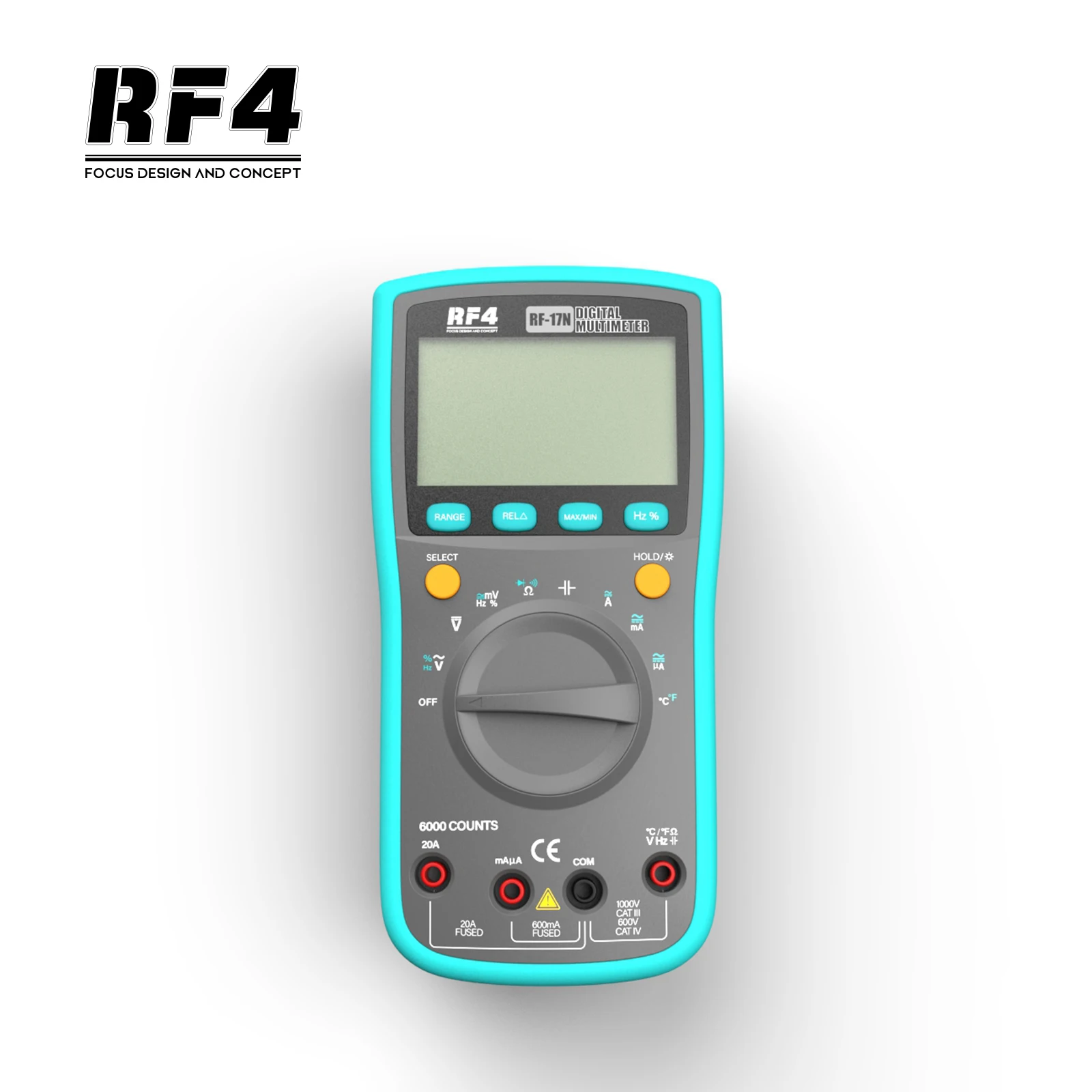 RF4 17N Multimeter Auto Range LCD Display Digital Multimeter Automatic Instrument Tester for Repair Tools