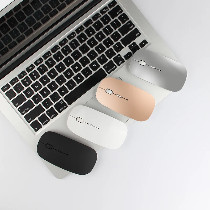 Mouse sem Fio Recarregável Mute Gaming Mouse Bluetooth Apple Macbook Air Pro Retina 11 12 13 15 16 Mac Book Laptop - Imagem 3