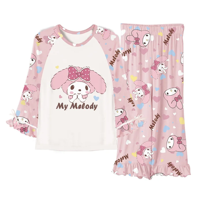 Kawaii Sanrio My Melody Kids Pajamas Sets Cartoon Cinnamoroll