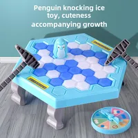 Same style children's two player battle with small characters, ice breaking and ice breaking penguin tabletop game toy 1