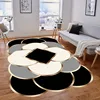 Irregular Gold Carpets for Living Room Decor Brown Large Area Rug Bedroom Carpet Non-slip Washable Lounge Sofa Side Floor Mat 3