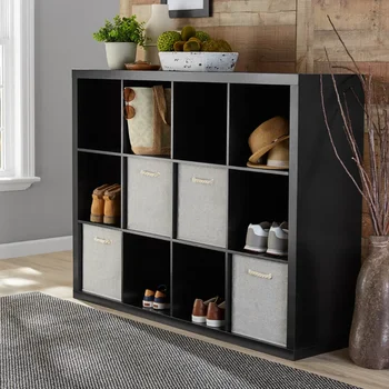 Organizers for Room 12-Cube Storage Organizer Desk Pencil Holder Free Shipping Home Organization and Storage Bookcase for Books 4