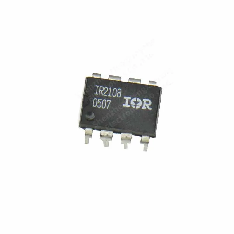 10PCS  The IR2108PBF is packaged with a DIP-8 power management gate driver chip