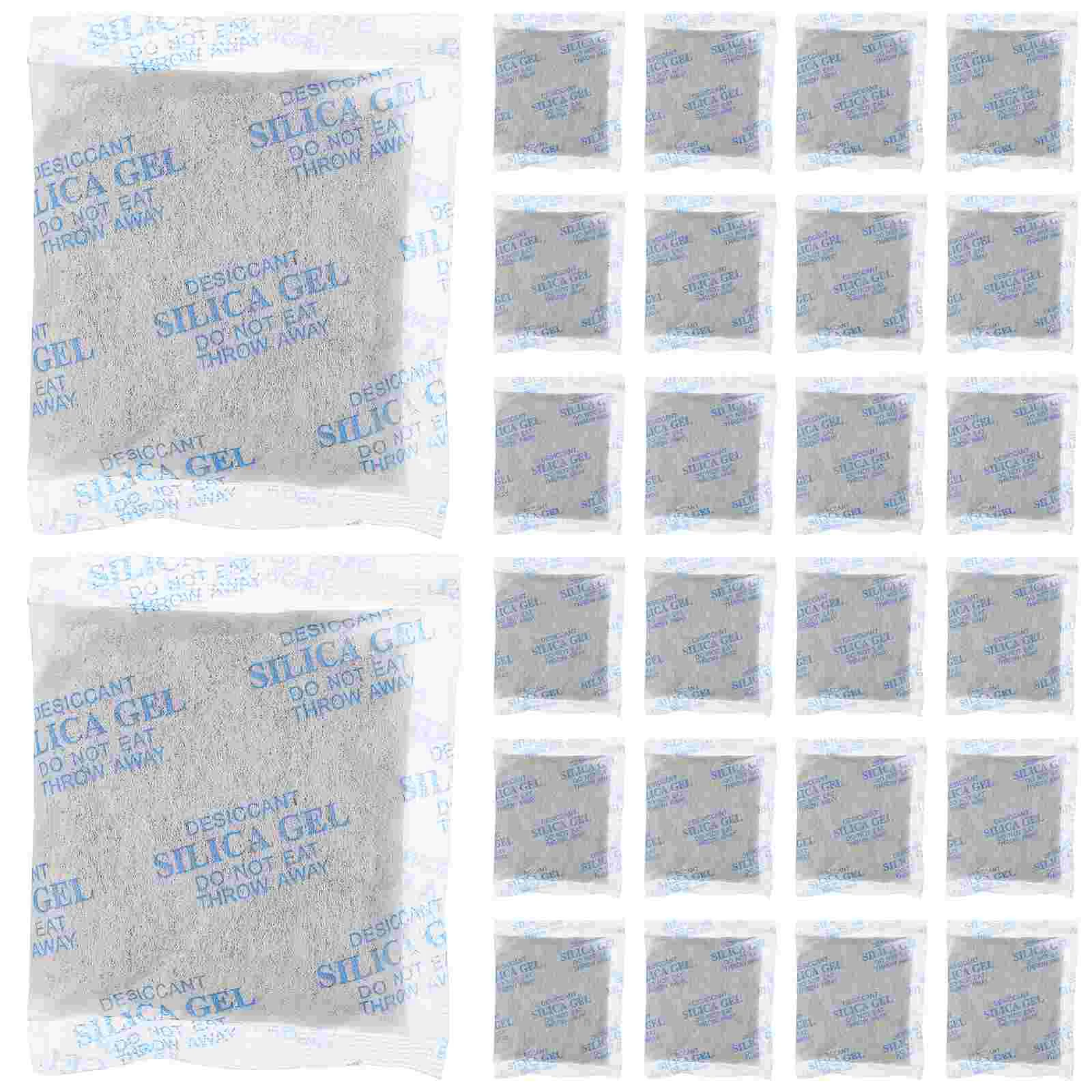 30 Pcs Packaging Desiccant Moisture Absorber for Safes Clothing Pouch Absorbers Storage Humidity Packets
