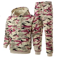Ensemble de survêtements camouflage 3D imprimé pour hommes et femmes – Sweat-shirts et pantalons de jogging deux pièces pour l'extérieur – Tenue de sport pour homme 6