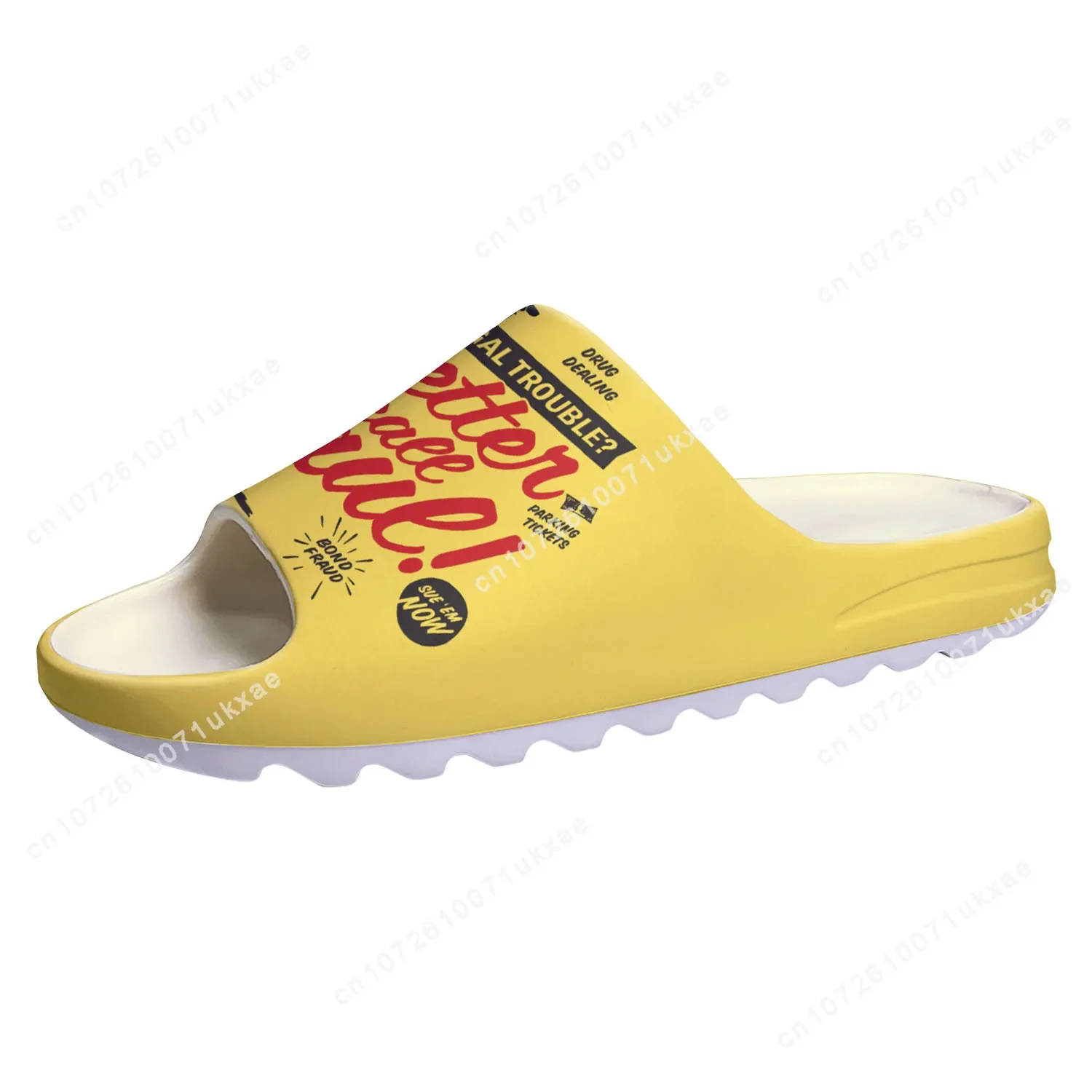 Better Call Saul Vintage Soft Sole Sllipers Home Clogs Customized Step On Water Shoes Mens Womens Teenager Step in Sandals