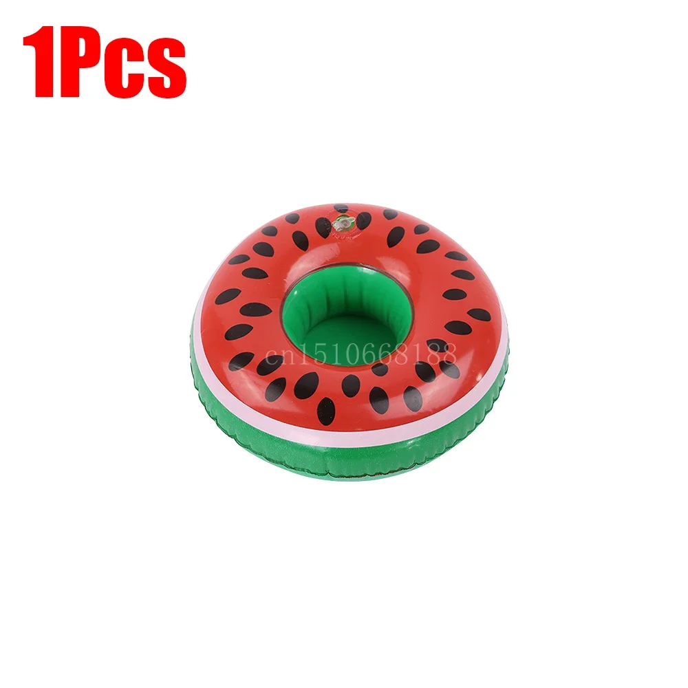 1-5pcs גביע צף מתנפחים משקאות flamingo בריכה צפה בר תחתיות תחתיות מכשירים רצוף בעל משקה צעצוע ורוד