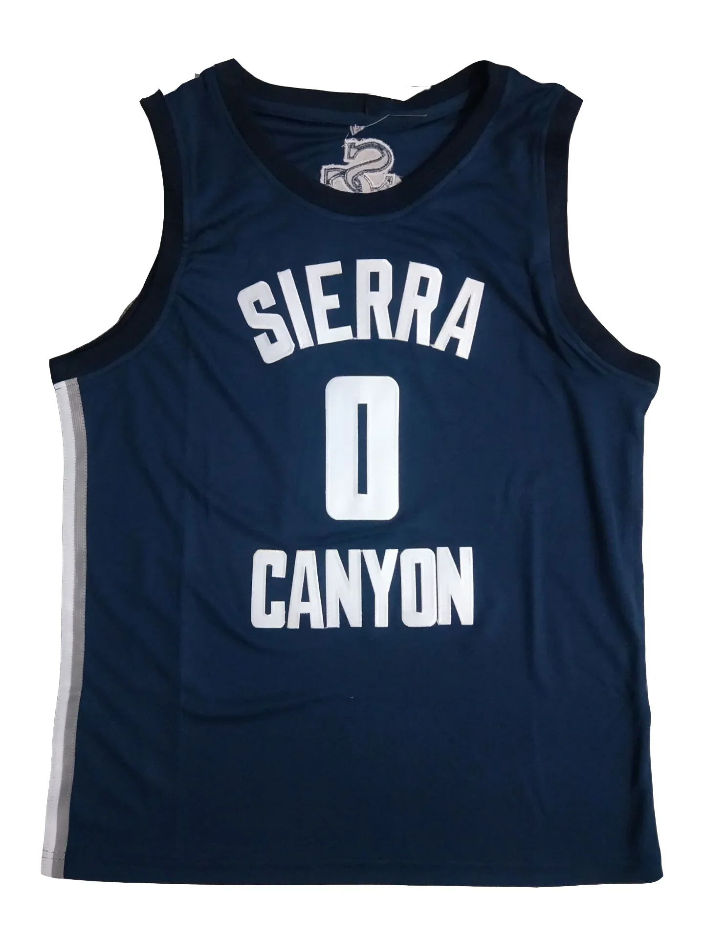 Basketball Jerseys SIERRA CANYON 0 BRONNY Jersey Sewing Embroidery Outdoor Sports Hip Hop Five Star Blue