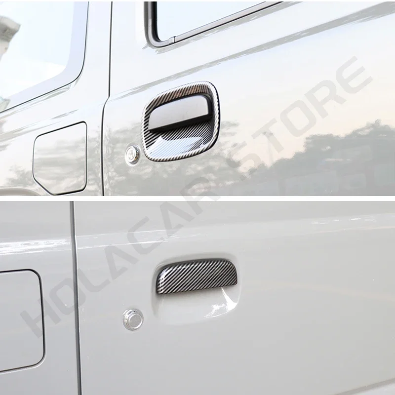 3 Door jimny Car Door handle Cover Side Rear Tail Door Handle Bowl Trim for Suzuki Jimny JB64 JB74 2019 2020 2021 2022 2023 2024