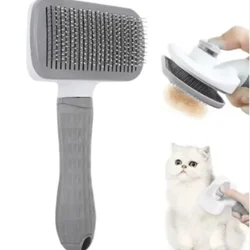 Ultimate Pet Hair Remover Brush for Long - Haired Dogs and Cats - Essential Grooming and Bathing Tool (1PCS)