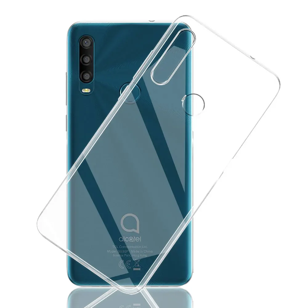 For Alcatel 1S 2020 Case Clear Silicone Soft TPU Cover For Alcatel 1V 2020 Funda For Alcatel 3L 1B 1A 1SE 2021 2022 Transparent 4