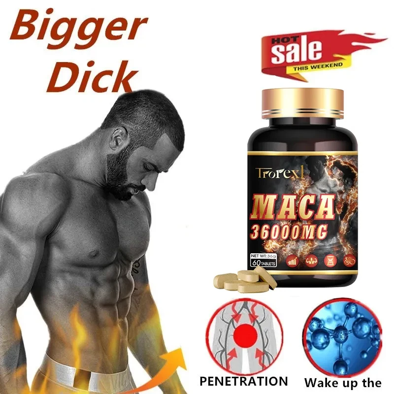 

Natural Maca Ginseng Capsules,Male Enhancing Supplement, Enlargement Pills for Men Increase Size & Stamina, Enhance Endurance