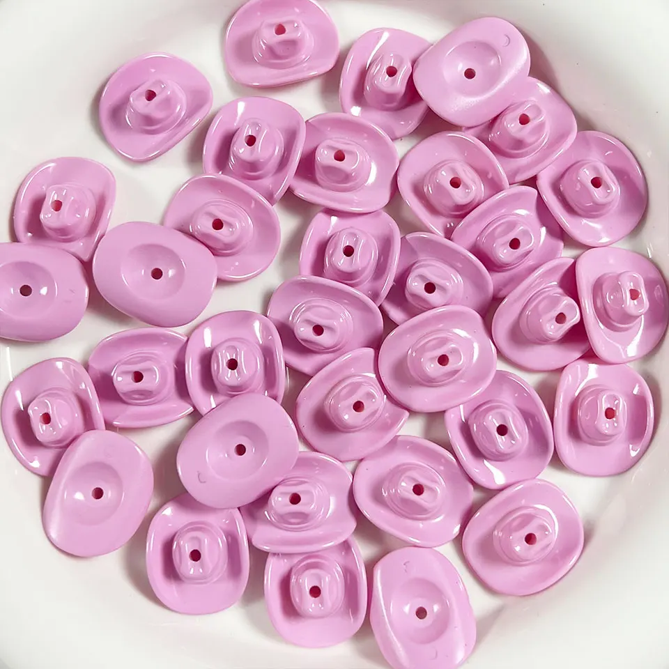 Stone Beads Cartoon Cowboy Hat Kawaii Beads For Jewelry Making DIY Decorations Phone Chain Keychain Car Hanging Kids Hair Rope Accessories