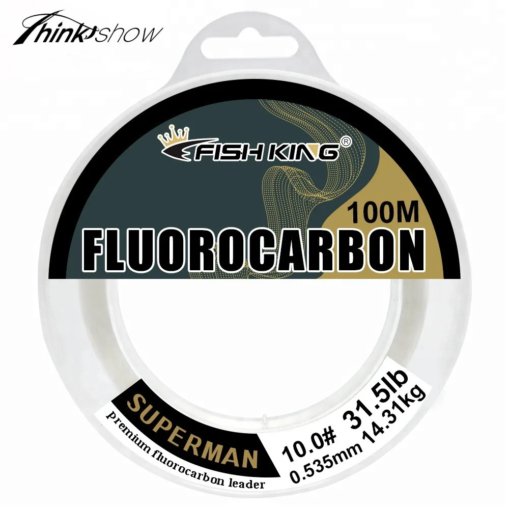 FluorocarbonFishingLineLure100mMonofilamentFluorocarbonCarbon