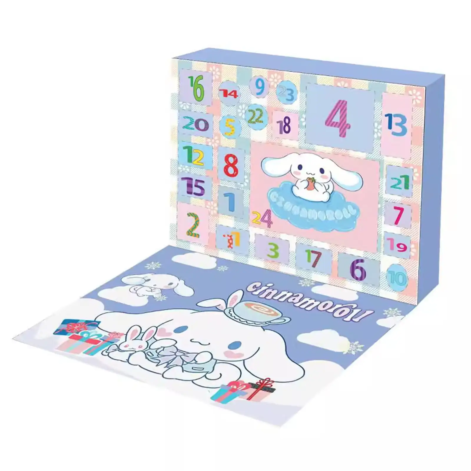 Cinnamoroll Christmas Advent Calendar Kawaii Anime Cartoon Random Figure Ornament Keychain Gift Children Toy christmas advent calendar