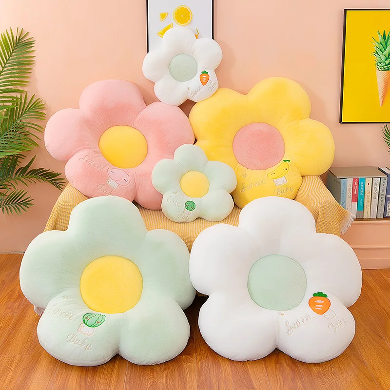 Plush toy sun flower cushion large flower pillow sofa home decoration doll cushion gift