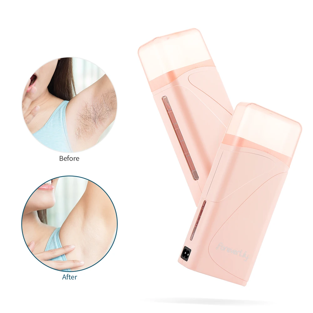 Foreverlily Dual Heat Wax Heater Epilator 40W Depilatory Heater Cartridge  Wax Roller Base Roll On Waxing Hair Removal Machine - AliExpress