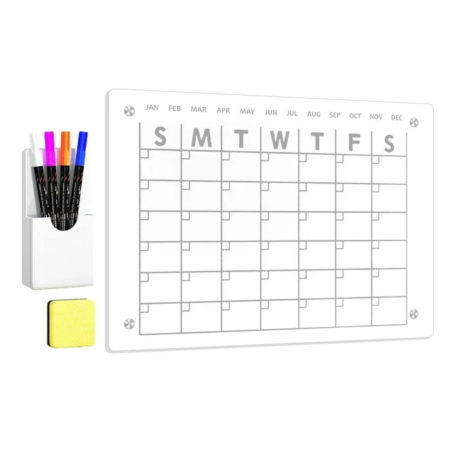 Magnetic Dry Erase Calendar Refrigerator Walmart | Magnetic Dry Erase Board  Fridge - Fridge Magnets - Aliexpress